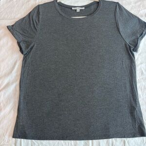 Green Envelope‎ Anthropology Charcoal Short Sleeve Tee